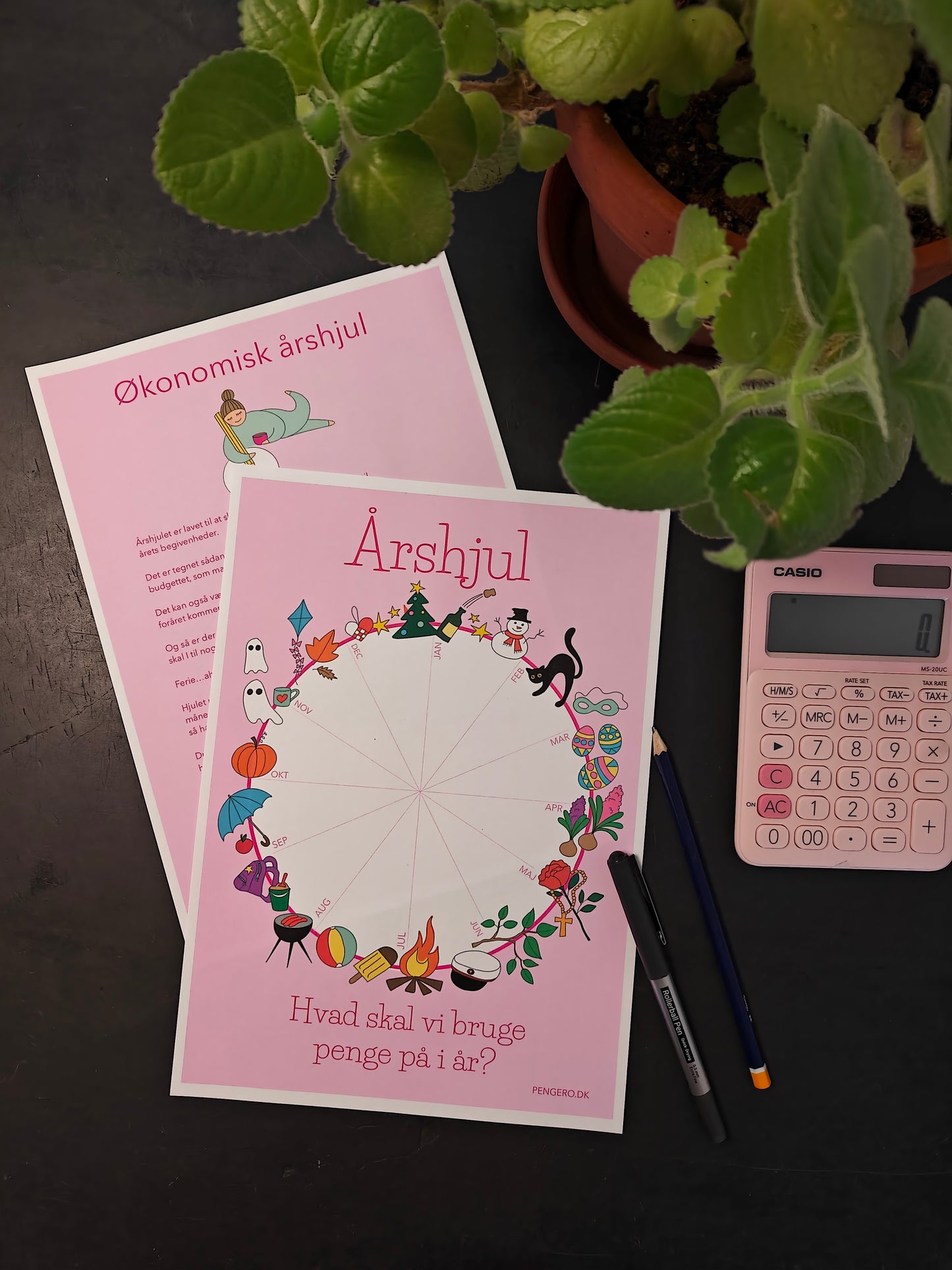 ÅRSHJUL - Print Selv.