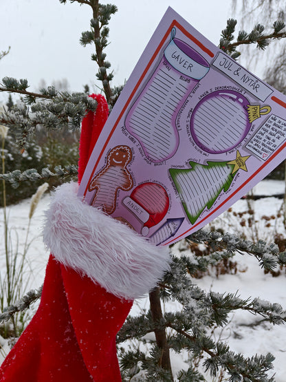 Jul & Nytår Tracker - Print Selv