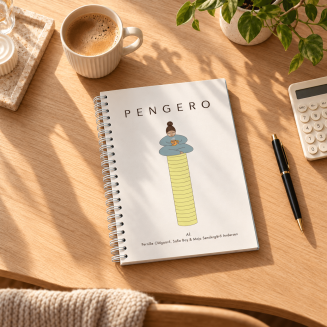 Pengero-bogen A5 i Sandstone
